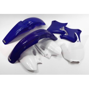 Komplet plastików Yamaha YZF 250 '01-'02 - kolor OEM (biały/niebieski)