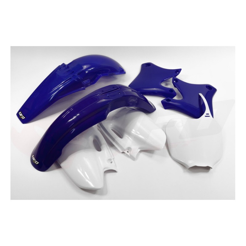 Komplet plastików Yamaha YZF 250 '01-'02 - kolor OEM (biały/niebieski)