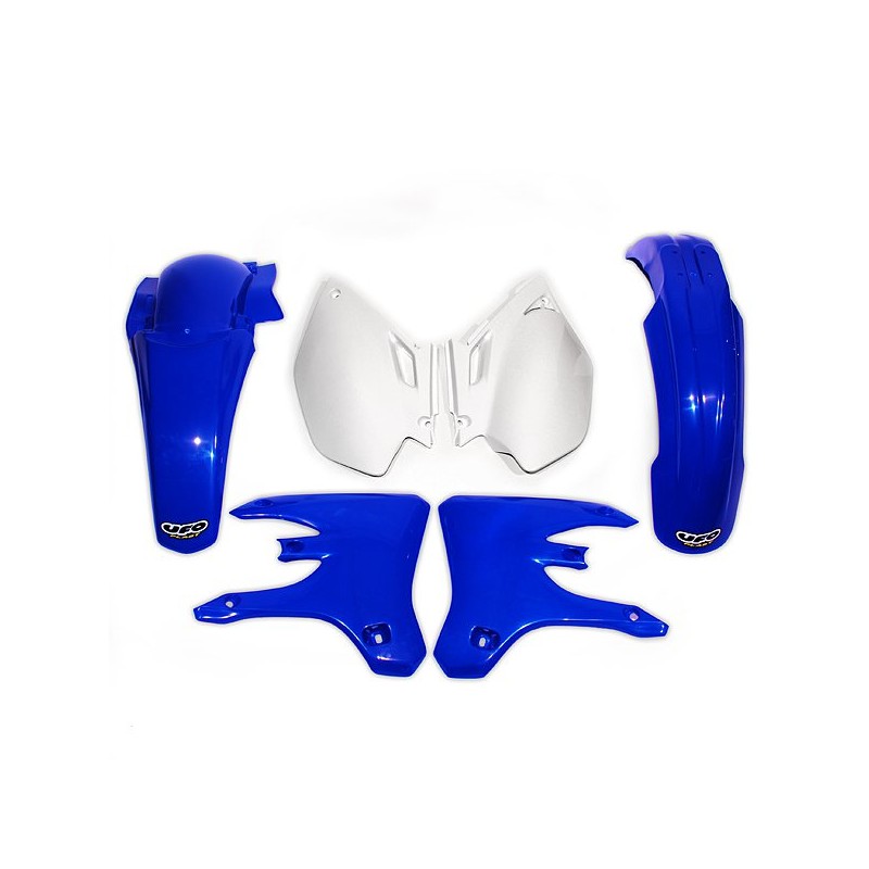 UFO Komplet Plastików Yamaha YZF 250/450 '03-'05 Kolor OEM (Biały/Niebieski)