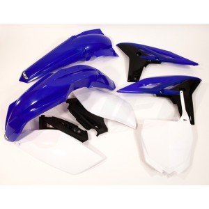 UFO KOMPLET PLASTIKÓW YAMAHA YZF 250 \'10 OEM BIAŁY/NIEBIESKI