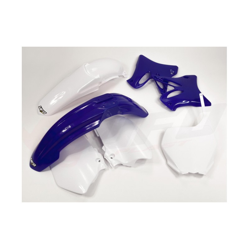 UFO KOMPLET PLASTIKÓW YAMAHA YZ 125 / 250 '06-'14 KOLOR OEM '13-'14 (NIEBIESKI/BIAŁY) (YA314E999)