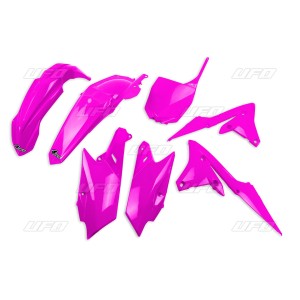 UFO KOMPLET PLASTIKÓW YAMAHA YZF 250 '14-'18, YZF 450 '14-'17 RÓŻOWY FLUO (YA318P)