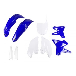UFO KOMPLET PLASTIKÓW Z OSŁONAMI TELESKOPÓW YAMAHA YZ 125/250 '05-'07 RESTYLING OEM NIEBIESKI