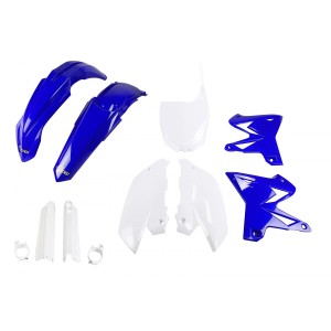 UFO KOMPLET PLASTIKÓW Z OSŁONAMI TELESKOPÓW YAMAHA YZ 125 / 250 '08-'14 RESTYLING KOLOR OEM