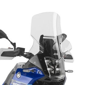 KAPPA 2025/11 SZYBA YAMAHA TENERE 700 \'25-\'26 (62,5 X 44,5 CM) Z OSŁONĄ PRZEDNIEGO REFLEKTORA PRZEZROCZYSTA (13,5 CM WYŻSZA NI