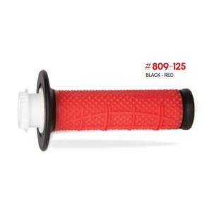PROGRIP 2025/12 MANETKI PG809 OFF ROAD Z BLOKADĄ SCS LOCK-ON + 7 ADAPTERÓW ROLGAZU (22+25MM) KOLOR CZARNY CZERWONY DWUSKŁADNIKOW