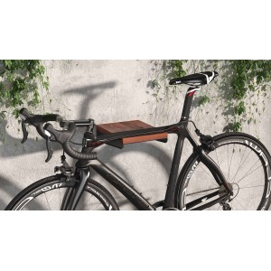 BIKETEC WIESZAK ŚCIENNY NA ROWER (WALL BIKE RACK) KOLOR CZARNY WRAZ Z PÓŁKĄ