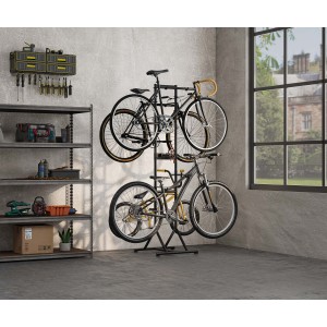 BIKETEC STOJAK ROWEROWY (WOLNOSTOJĄCY NA 4 ROWERY) KOLOR CZARNY ( BIKE RACK)