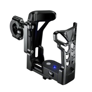 BIKETEC UCHWYT NA BIDON / BUTELKĘ / TERMOS DO MOTOCYKLA, SKUTERA I ROWERU Z DIODĄ LED - UBH2 (NIE ZAWIERA BATERII)