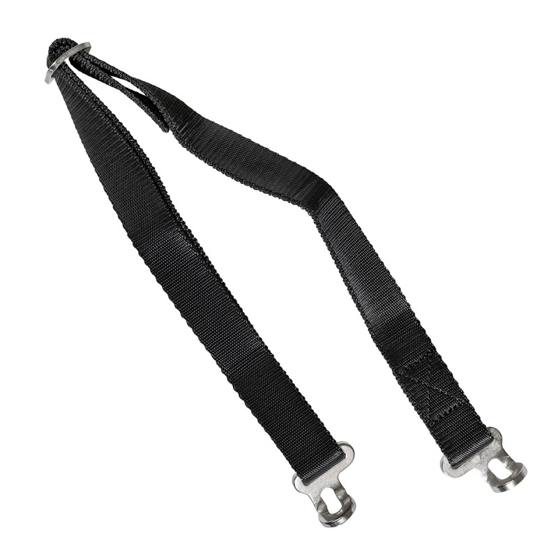 BIKETEC PAS (PASEK) TEKSTYLNY DO WYCIĄGANIA MOTOCYKLA KTM/GAS GAS/HUSQVARNA (MOCOWANY OD SPODU BŁOTNIKA NA ŚRUBĘ M6) 2,5MM X 25M