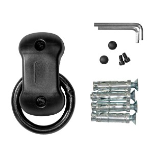 BIKETEC SEQR MOCOWANIE ZABEZPIECZAJĄCE (KOTWA) 132MM X 69MM, 3KLUCZE, JARZMO 15MM X 75MM (ŚRUBY KOTWIĄCE W ZESTAWIE)