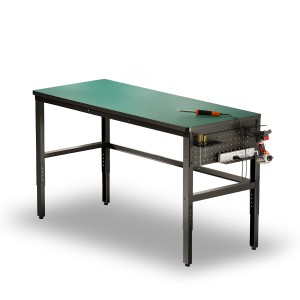 BIKETEC STÓŁ WARSZTATOWY BLAT GRUBOŚĆ 25MM 1500MM X 600MM REGULACJA WYSOKOŚCI 845~945mm