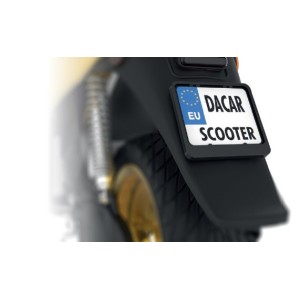 BIKETEC RAMKA POD TABLICĘ REJESTRACYJNĄ SKUTER/SCOOTER KOLOR CZARNY (47870)