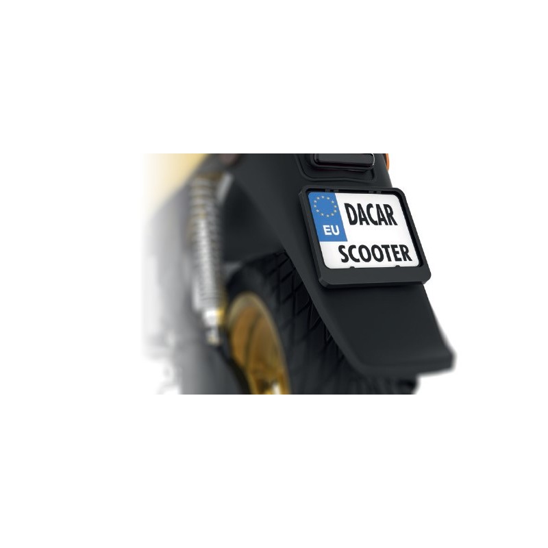 BIKETEC RAMKA POD TABLICĘ REJESTRACYJNĄ SKUTER/SCOOTER KOLOR CZARNY (47870)