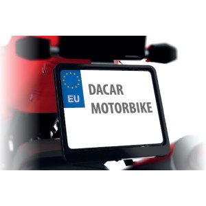 BIKETEC RAMKA POD TABLICĘ REJESTRACYJNĄ MOTOCYKL/MOTORBIKE KOLOR CZARNY (48723)