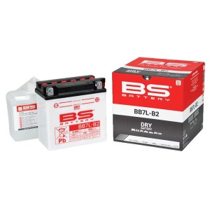 BS 2025/12 AKUMULATOR BB7L-B (YB7L-B) (12N7-3B) (YB7L-B2) 12V 8,4AH 135X75X133 OBSŁUGOWY - ELEKTROLIT OSOBNO (85A) (6) UE2019/11