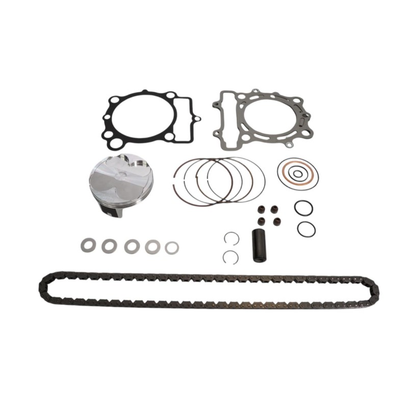 VERTEX 2025/12 ZESTAW NAPRAWCZY GÓRY SILNIKA KAWASAKI KX 250 F (KXF250) \'23-\'24 (STD. 77.95MM) (14.1:1) (TŁOK, USZCZELKI TOP-E