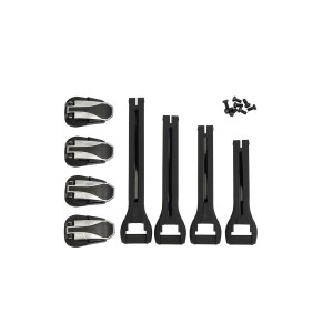 UFO PASKI, KLAMRY, ZAPIĘCIA, ŚRUBY DO BUTÓW XANDER (4SZT) KOLOR CZARNY