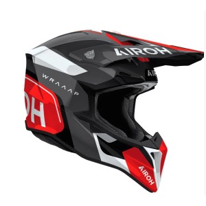 AIROH CROSS / ENDURO / ATV / QUAD WRAAAP CONQUER KOLOR CZARNY/CZERWONY/BIAŁY ROZMIAR M