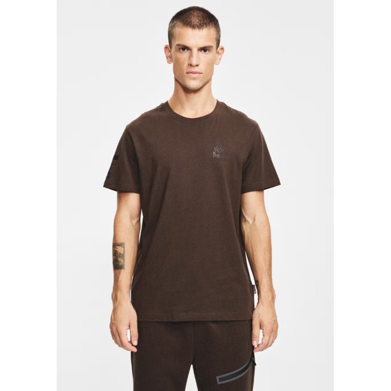 DIVERSE EXTREME TEAM - DAKAR RALLY KOSZULKA (T-SHIRT) DKR LOGO SMR KOLOR BRĄZOWY ROZMIAR XXL