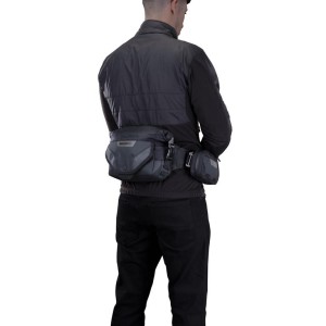 OXFORD 12/2025 TORBA NA PAS Z DODATKOWYM MIEJSCEM NA TELEFON ATLAS W-3 ADVANCED KOLOR CZARNY