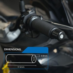 OXFORD 12/2025 PIANKOWE NAKŁADKI NA MANETKI KOLOR CZARNY