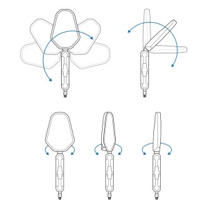 OXFORD 12/2025 LUSTERKO TRAIL Z ZESTAWEM MONTAŻOWYMKOLOR CZARNY