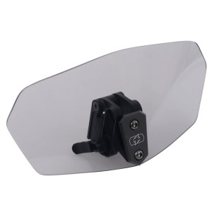 OXFORD 12/2025 WINDSHIELD DEFLEKTOR REGULOWANY NA SZYBĘ PRZYCIEMNIANY (DYMIONY) (SMOKED) 260 x 125MM