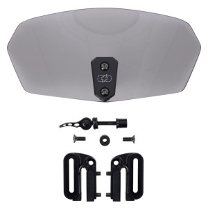 OXFORD 12/2025 WINDSHIELD DEFLEKTOR REGULOWANY NA SZYBĘ PRZYCIEMNIANY (DYMIONY) (SMOKED) 260 x 125MM