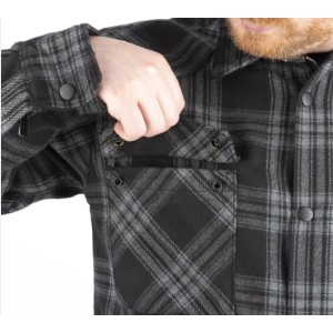 OXFORD KOSZULA MOTOCYKLOWA MĘSKA KICKBACK 3.0 KOLOR SZARY ROZMIAR M