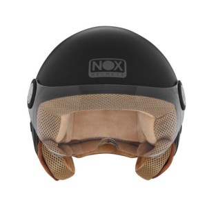 NOX KASK OTWARTY JET Z BLENDĄ N210 EVO KOLOR CZARNY MAT ROZMIAR L