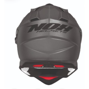 NOX KASK OFFROAD / TRAIL DUOSPORT (DUAL) N312 SOLID Z SZYBKĄ I BLENDĄ KOLOR TYTANOWT MAT ROZMIAR S