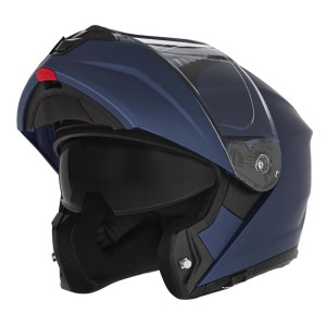 NOX KASK SZCZĘKOWY (FLIP-UP) Z BLENDĄ N967 SOLID KOLOR NIEBIESKI MAT ROZMIAR M