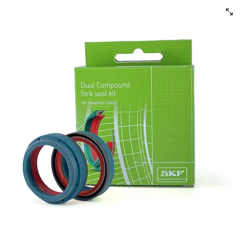 SKF USZCZELNIACZE PRZEDNIEGO ZAWIESZENIA ROWEROWE / MTB DUAL COMPOUND (DWUSKŁADNIKOWE) PASUJĄ DO: FOX 34MM \'16-\'25