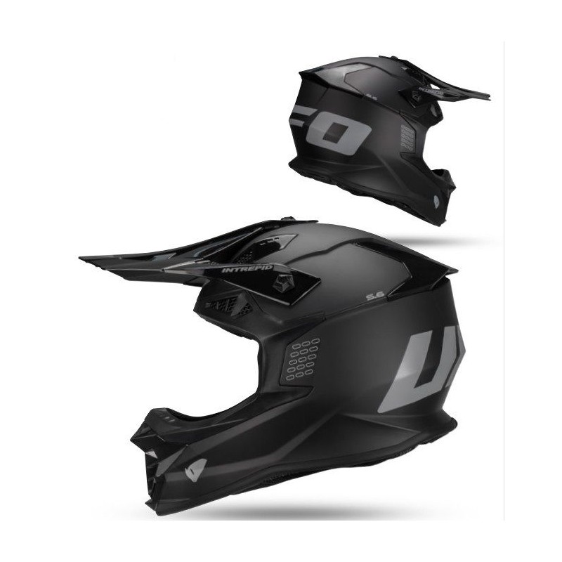 UFO 2026/01 KASK INTREPID CROSS KOLOR CZARNY/SZARY ROZMIAR XL ( ECE 22R06 ) - KOLEKCJA 2026