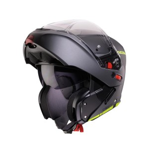 CABERG KASK SZCZĘKOWY FLIP-UP MODEL HORUS X RAY CZARNY MAT/SZARY/ŻÓŁTY FLUO ROZMIAR L