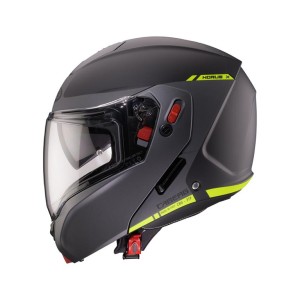 CABERG KASK SZCZĘKOWY FLIP-UP MODEL HORUS X RAY CZARNY MAT/SZARY/ŻÓŁTY FLUO ROZMIAR M
