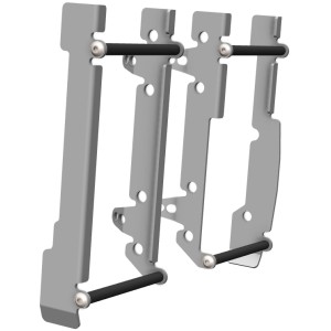 CROSSPRO NOWOŚĆ OSŁONY CHŁODNICY ALUMINIOWE MODEL LIGHT ICE (DO MOTOCYKLA BEZ WENTYLATORA) SHERCO SE/SEF 150/300 \'25- KOLOR SRE