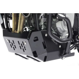 CROSSPRO NOWOŚĆ OSŁONA SILNIKA ALUMINIUM CF MOTO MT 450 \'24- KOLOR CZARNY MAT MAT