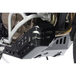 CROSSPRO NOWOŚĆ OSŁONA SILNIKA ALUMINIUM HONDA CRF 1100L AFRICA TWIN \'20- KOLOR CZARNY MAT (KOMPATYBILNA Z FABRYCZNYM GMOLAMI I