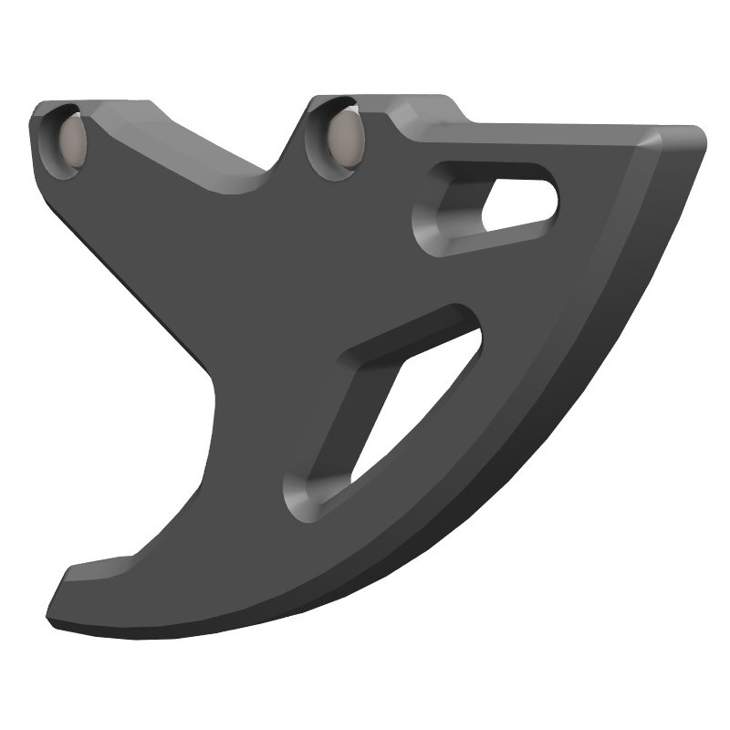 crosspro nowość osłona tarczy hamulcowej tył z tworzywa dtc pasuje do: honda crf 250/450 \'04- kolor czarny