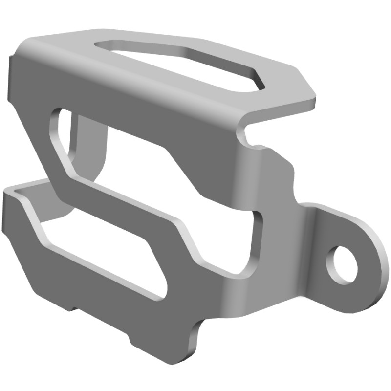 CROSSPRO NOWOŚĆ OSŁONA TYLNEGO ZBIORNICZKA/ZBIORNIKA NA PŁYN HAMULCOWY CF MOTO MT 450 \'24- KOLOR CZARNY MAT