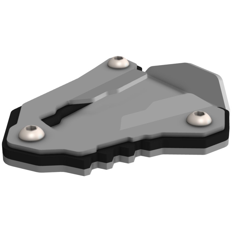 CROSSPRO NOWOŚĆ POSZERZENIE STOPKI BOCZNEJ HONDA CRF 1100 L AFRICA TWIN \'20-, KOLOR SREBRNY/CZARNY