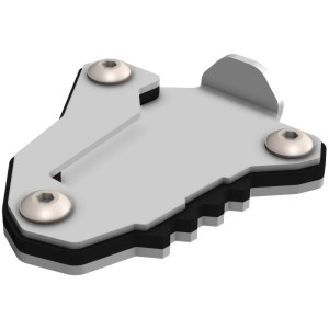 CROSSPRO NOWOŚĆ POSZERZENIE STOPKI BOCZNEJ DUCATI DESERTX \'22-\'24 KOLOR SREBRNY/CZARNY