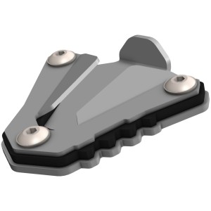 CROSSPRO NOWOŚĆ POSZERZENIE STOPKI BOCZNEJ BMW F 900 GS \'25- KOLOR SREBRNY/CZARNY