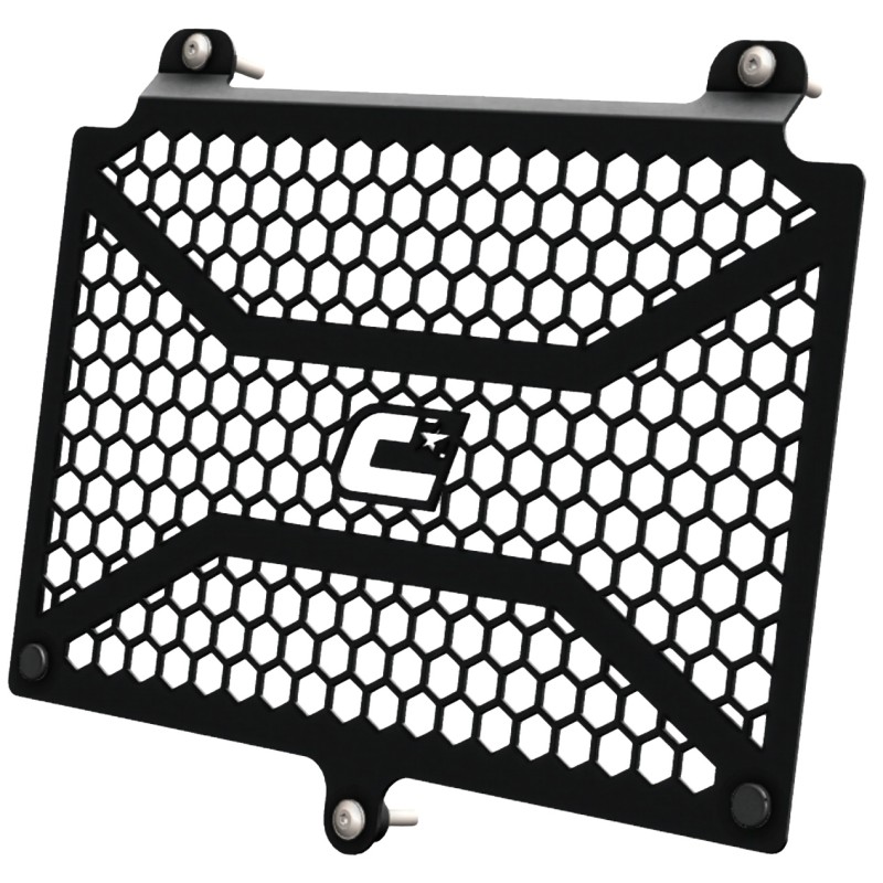 CROSSPRO NOWOŚĆ OSŁONA CHŁODNICY PRZEDNIA BENELLI TRK 702/702X \'23-\'24, RIEJU XPLORA 707 \'25- KOLOR CZARNY MAT