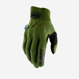 100 PROCENT RĘKAWICE CROSS/ENDURO COGNITO SMART SHOCK ARMY GREEN KOLOR ZIELONY ROZMIAR S