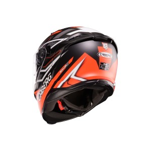 CABERG KASK INTEGRALNY Z BLENDĄ MODEL AVALON X BRAMA CZARNY MAT/CZERWONY FLUO/SZARY KOLOR ROZMIAR XS