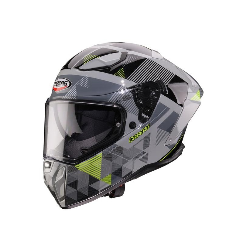 CABERG KASK INTEGRALNY Z BLENDĄ MODEL DRIFT EVO II PRISM KOLOR SZARY/CZARNY/ŻÓŁTY FLUO MAT ROZMIAR XL