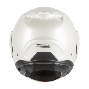 nox premium kask szczękowy flip-back (szczęka do tyłu) z blendą spinner kolor biały połysk rozmiar s